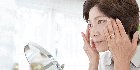 お肌のハリがなくなる