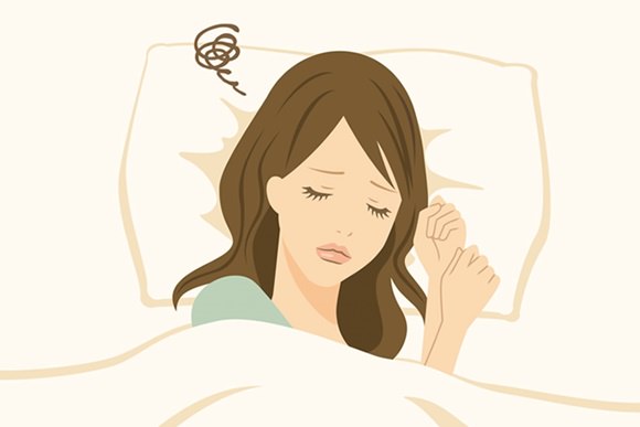 不眠で眠れない
